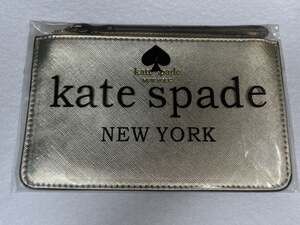 Kate Spade NWT Metallic Saffiano Leather Zip Wristlet. Capsule. Factory Fresh